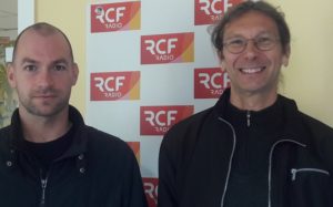 Sylvain Colmar de la Fédération Charentaise des œuvres laïques et Thierry Bordas, du Comité départemental Olympique et Sportif de la Charente