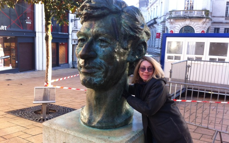 Céline Allard, en charge de l'exposition «La sculpture BD des années 50 à nos jours»