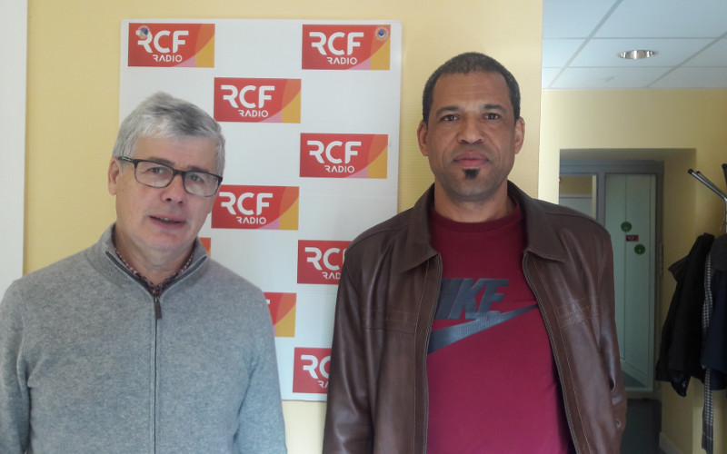 Bernard Chillet président d’ENVIE et Samir Maimoundi chef d’exploitation