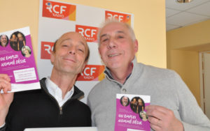 Jean-Luc Laborde, responsable du groupe SNC de Charente et Pierre Piton, bénévole de l’association
