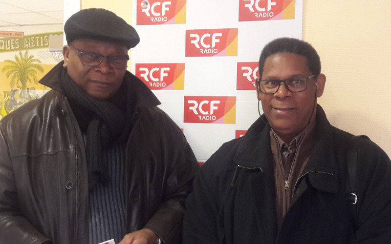 Rodolphe Cambrone, originaire de Guadeloupe et président de cette association et le martiniquais Yvon Calveyrac