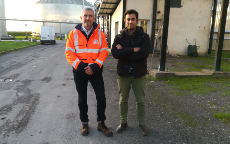 A droite Nicolas POUILLADE, directeur de la société REVICO et à gauche Antoine GIUDICELLI, ingénieur d'étude du BNIC