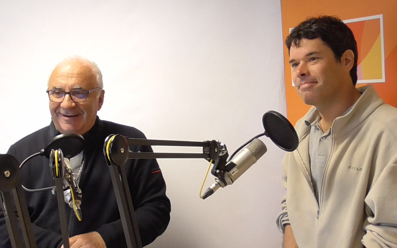 Monseigneur Hervé Gosselin et Père Benoît Lecomte