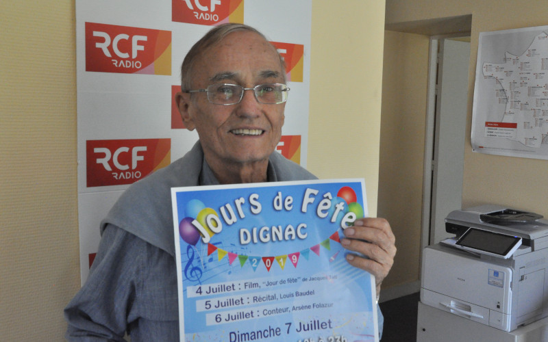 Jean Claude Rambaud, président du comité d’animation de Jours de fête à Dignac