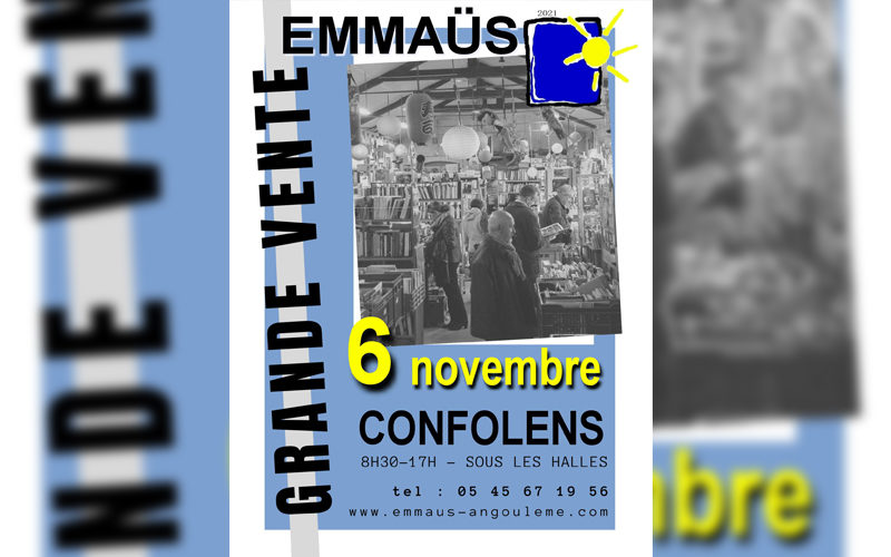 vente solidaire emmaus confolens